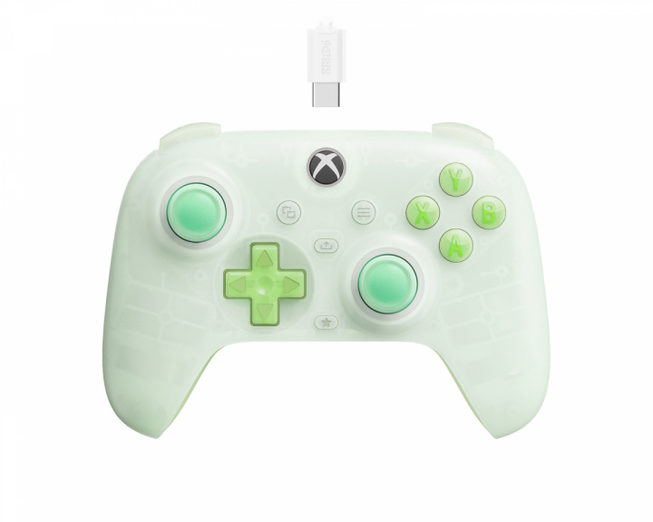 8Bitdo Ultimate Mini Wired Controller for Xbox - Clear Green