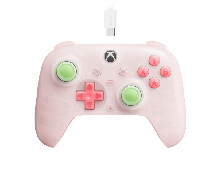 8Bitdo Ultimate Mini Wired Controller for Xbox - Clear Pink