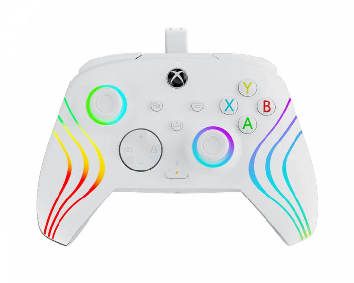 PDP Afterglow Wave Wired Controller - White (PC/Xbox)