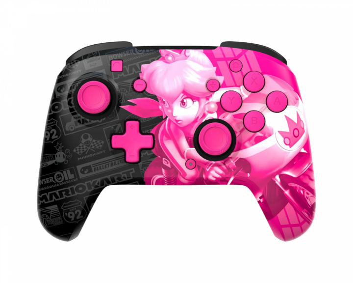 PDP Rematch Wireless Controller GLOW (Nintendo Switch) - Grand Prix Peach