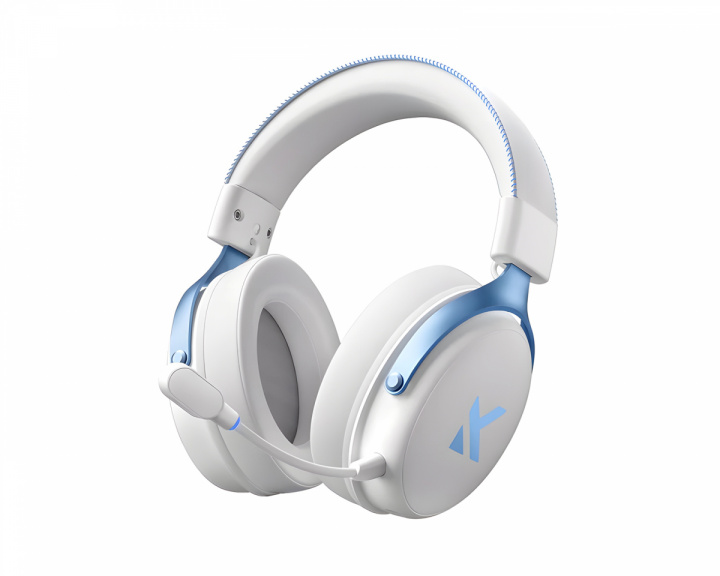 MCHOSE V9 Pro Wireless Headset - White/Blue