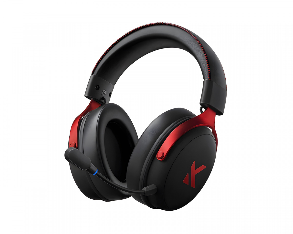 MCHOSE V9 Pro Wireless Headset - Black/Red - us.MaxGaming.com
