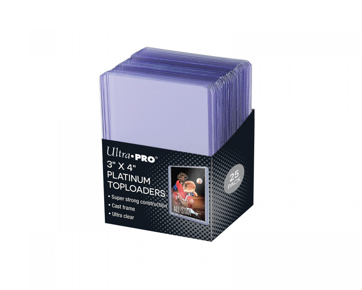 Ultra Pro Toploader 3x4 Clear Platinum 25-pack - Plastfickor - us