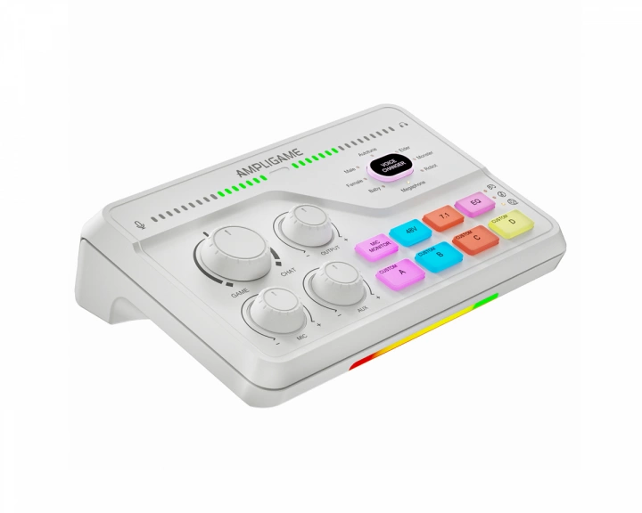 Fifine AmpliGame SC8 Audio Mixer - White