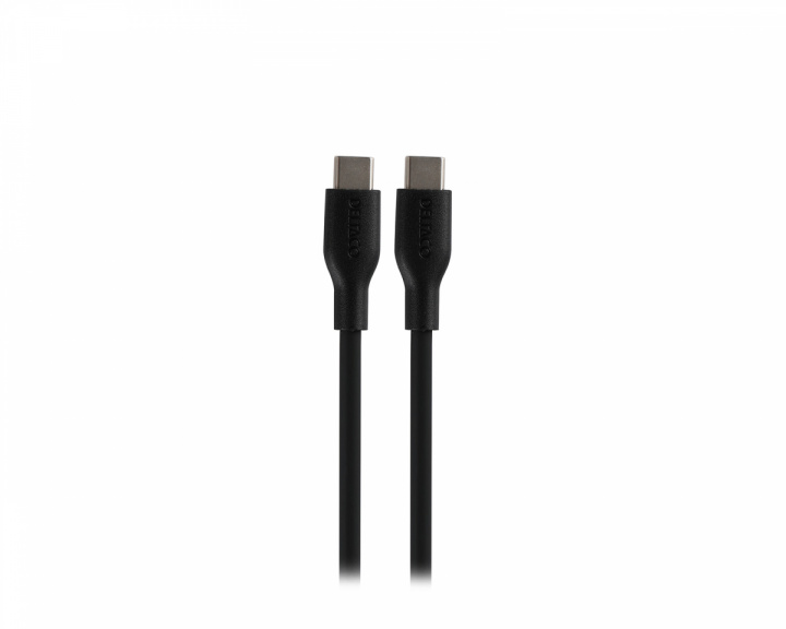 Deltaco USB-C Charging Cable 60W Silicone - Black - 1,5m