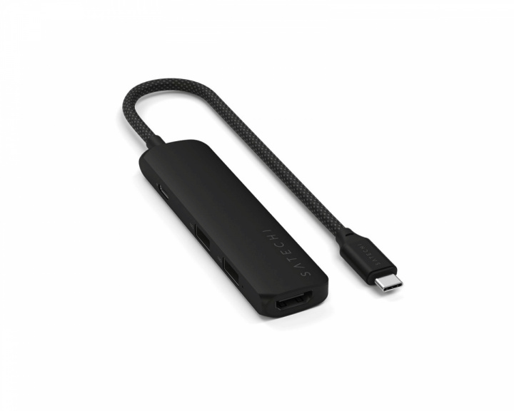  4-in-1 USB-C Slim Multiport Adapter 4K HDMI - Black