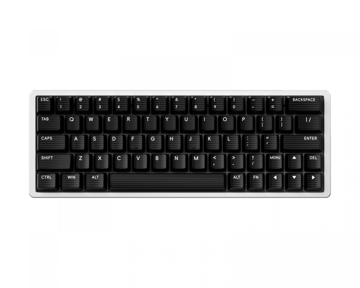 Scyrox Xpunk 63 Magnetic 60% Gaming Keyboard - White/Black - us
