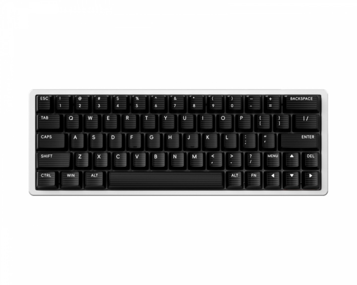  Xpunk 63 Magnetic 60% Gaming Keyboard - White/Black