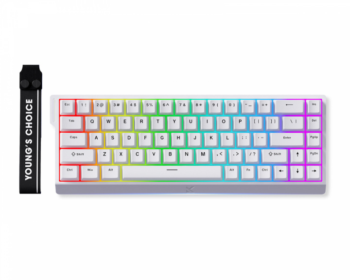 MCHOSE Ace 68 E-Sport ANSI Hall Effect Keyboard - White