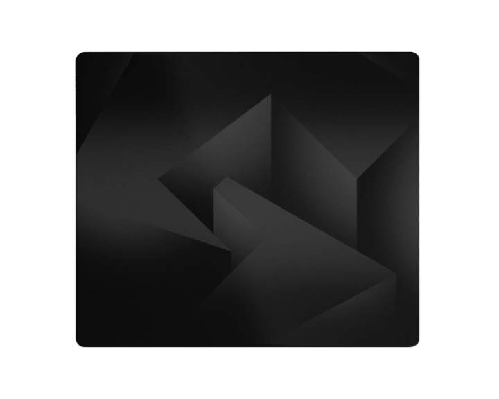 GLSSWRKS Polarity Series Glass Mousepad - Large - Black