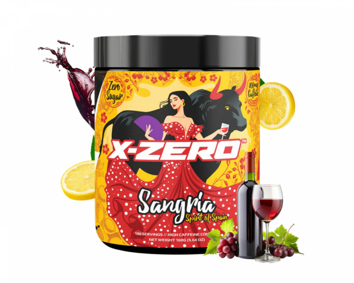 X-Gamer X-Zero Sangria - 100 Servings