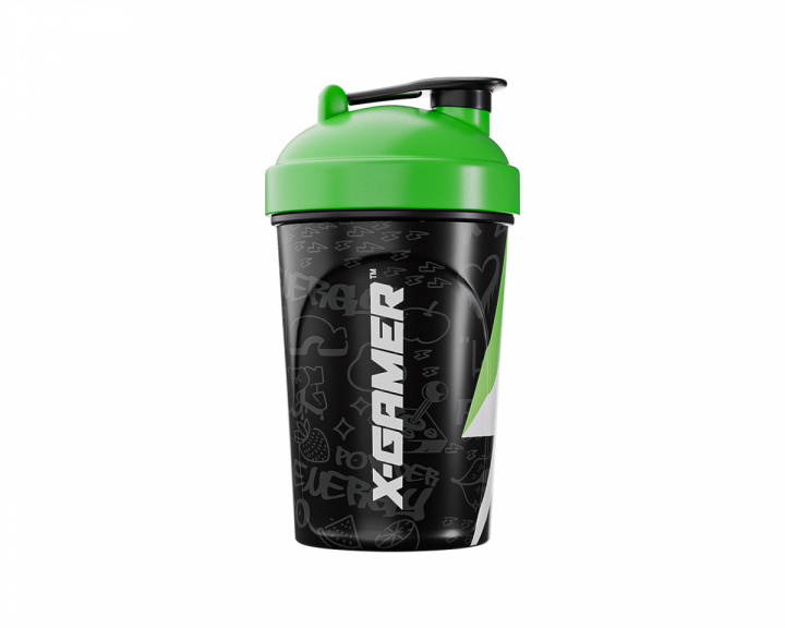 X-Gamer X-Zero Shaker 500ml - Black & Green