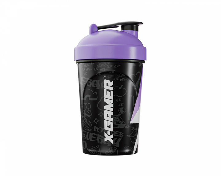 X-Gamer X-Zero Shaker 500ml - Black & Purple