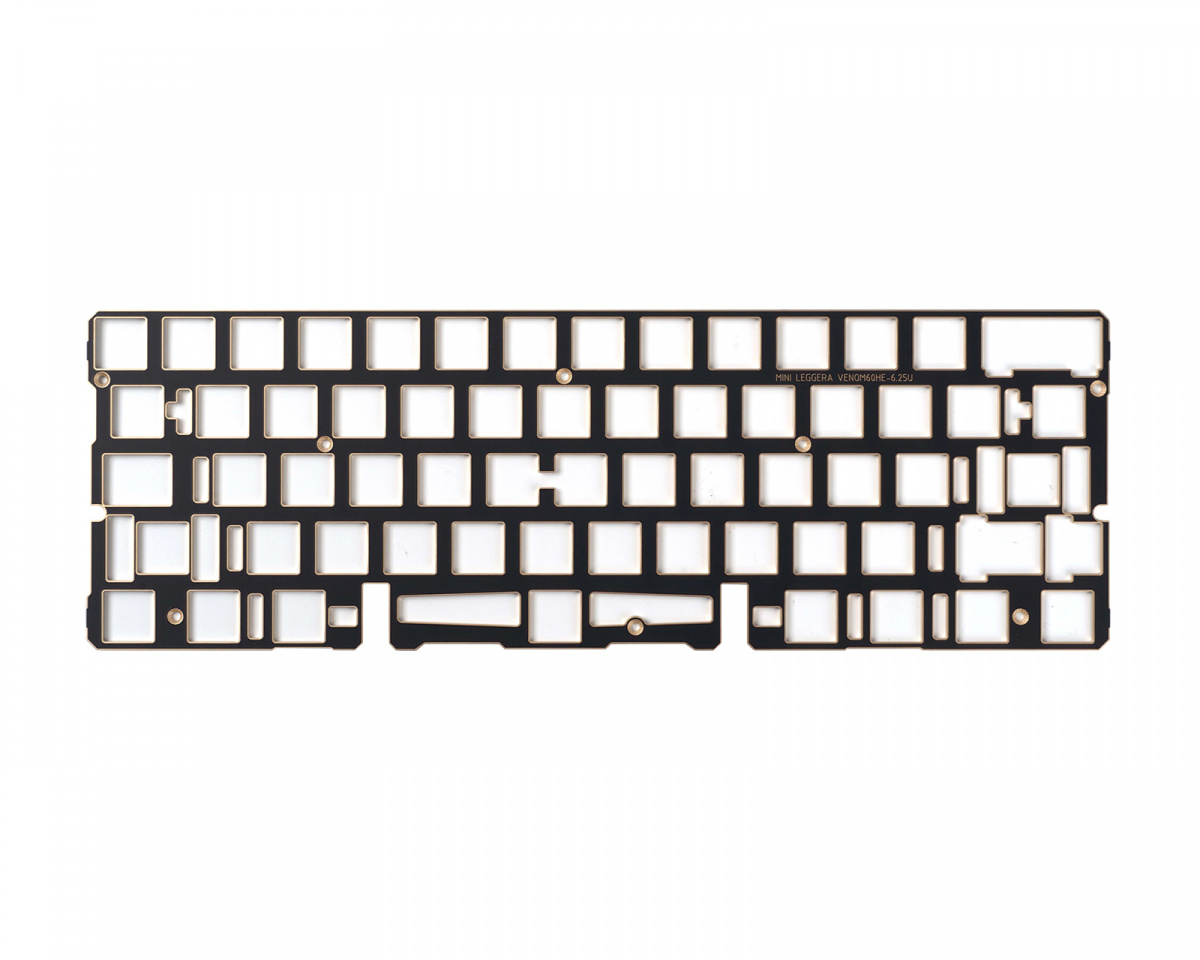 Geon Works Venom60HE Plate 6.25u - FR4 - us.MaxGaming.com