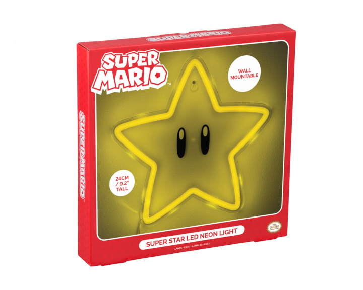Paladone Super Star Wall Mount LED Neon Light