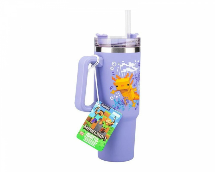  Minecraft Tumbler Cup 900ml - Purple