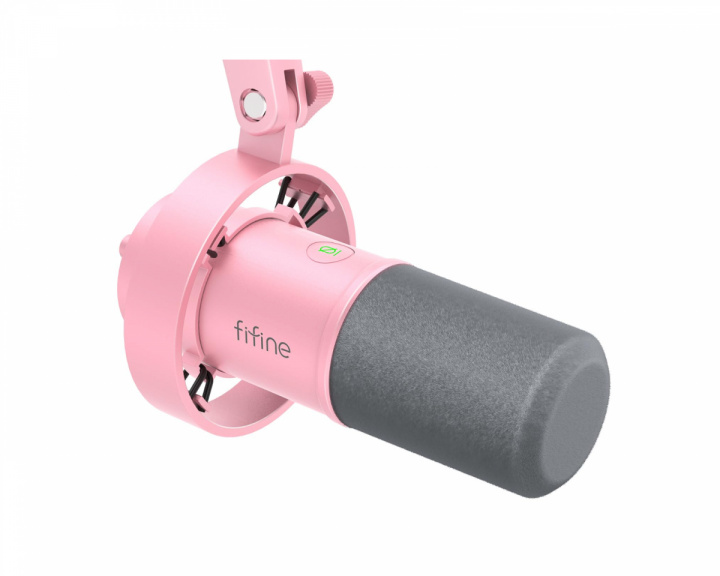Fifine K688 USB / XLR Dynamic Microphone - Pink