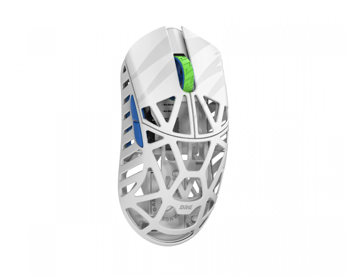 WLMouse x DRG Beast X Mini Pro Gaming Mouse - Side Slits - White
