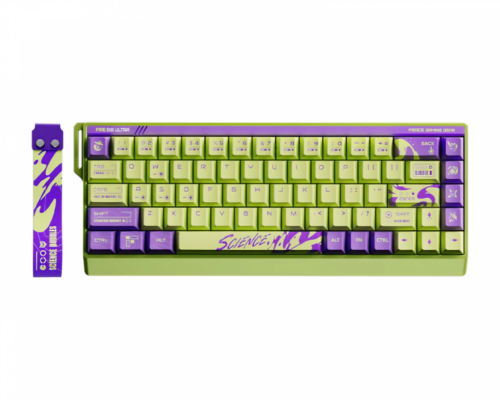 FGG FIRE68 Ultra Magnetic HE ANSI Keyboard [Gateron Jade Pro] - Scientific Bubble