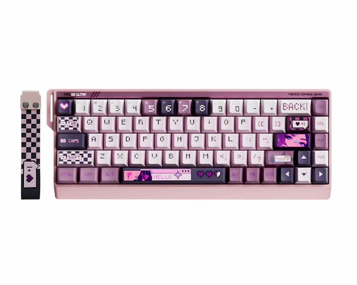 FGG FIRE68 Ultra Magnetic HE ANSI Keyboard [Gateron Jade Pro] - Hallo Rose