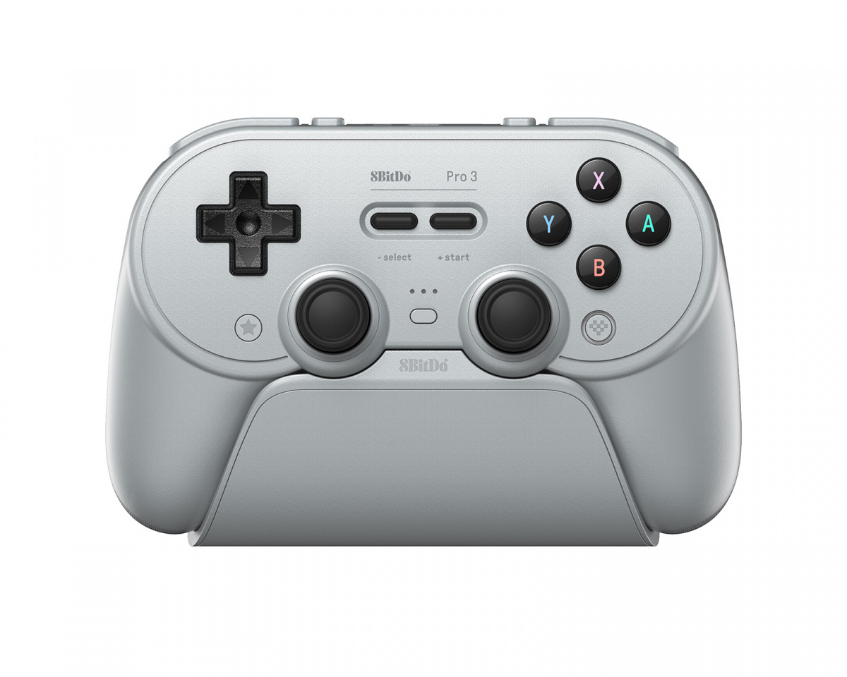 8BitDo Pro 3 Bluetoothコントローラー（G Classic） 8Bitdo Pro 3 Bluetooth Gamepad Gray - us.MaxGaming.com