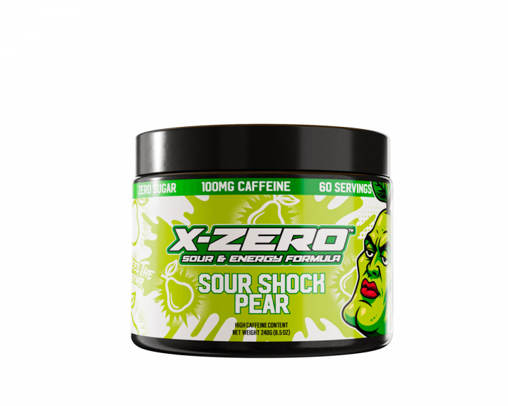 X-Gamer X-Zero Sour Shock Pear - 60 Servings