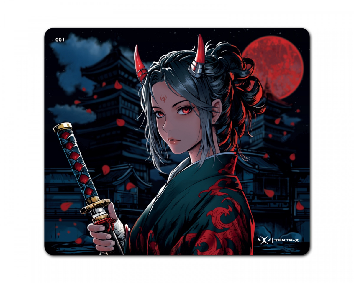 【002番】 Tenta-X Oni's Oath 鬼の誓いガラスマウスパッド Tenta-X Oni's Oath Glass Mousepad - Limited Edition - us.MaxGaming.com