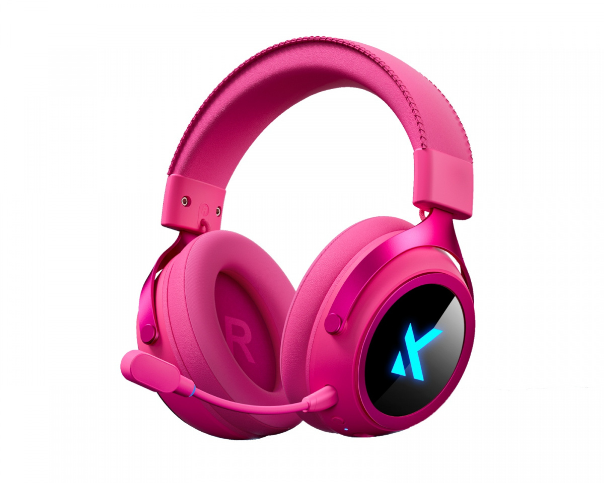 MCHOSE X9 Wireless Gaming Headset - Rose Red - us.MaxGaming.com