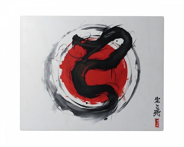 TJ Exclusives Kin X Life & Death Glass Mouse Pad - Red L