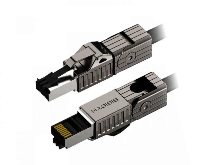  Cat8 Ethernet Cable 40Gbps 360° Rotation - 0.5m