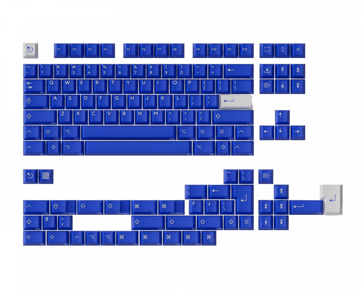 KBDfans PBTfans Klein Blue R3 - Base Kit - us.MaxGaming.com