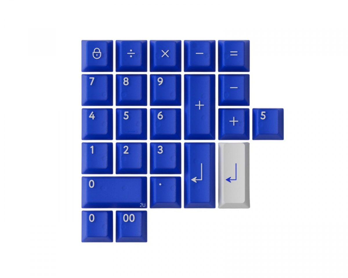 KBDfans PBTfans Klein Blue R3 - Numpad kit - us.MaxGaming.com