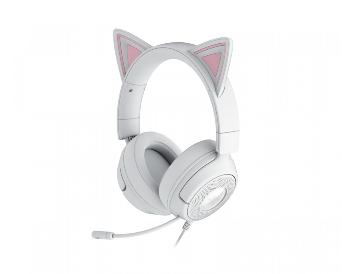 ヘッドホン Razer Kraken Kitty V3 X White Edition Razer Kraken Kitty V3 X Gaming Headset - White - us.MaxGaming.com