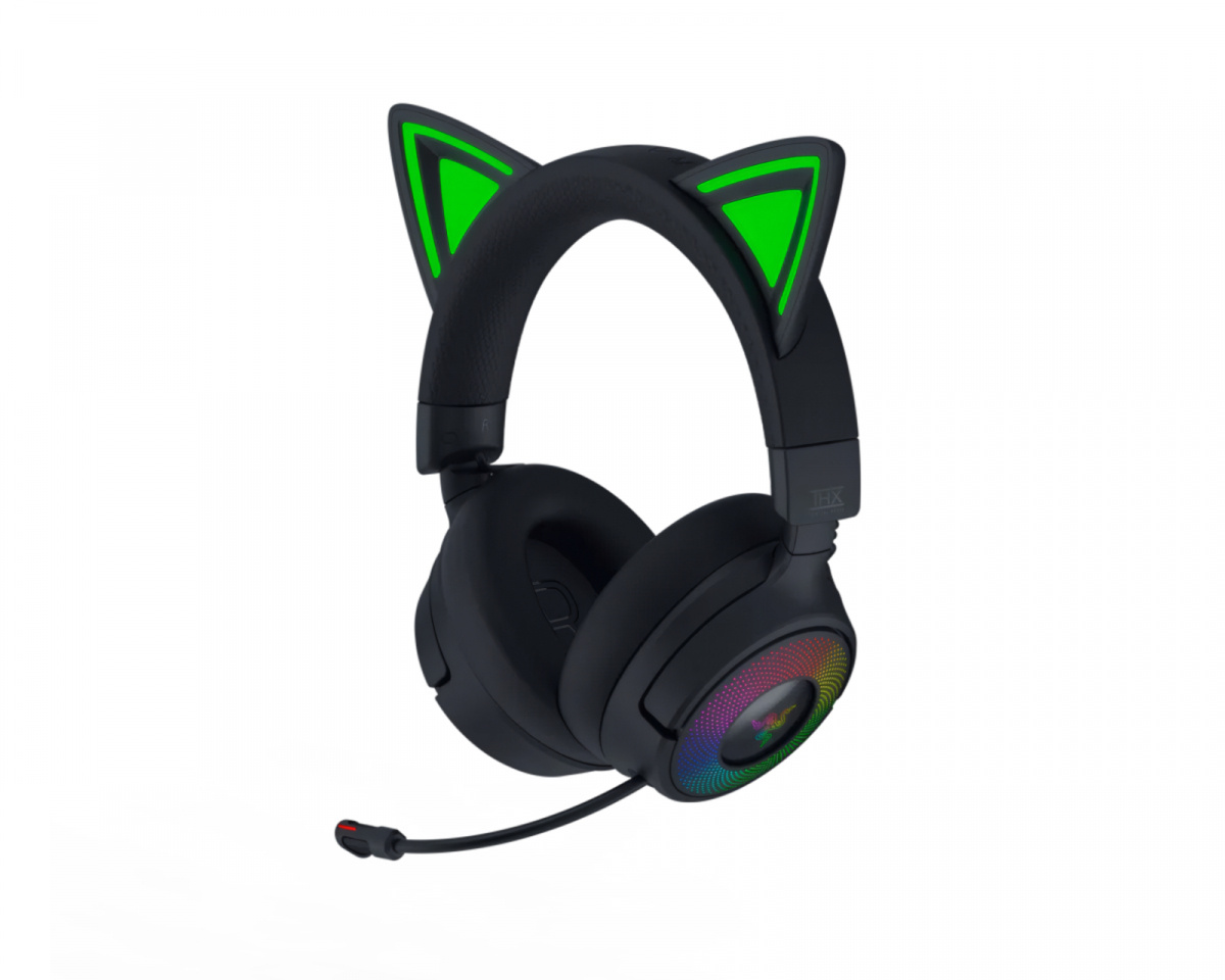 RAZER KRAKEN KITTY V3 PRO ブラック Razer Kraken Kitty V3 Pro Wireless RGB Kitty Headset for Gaming