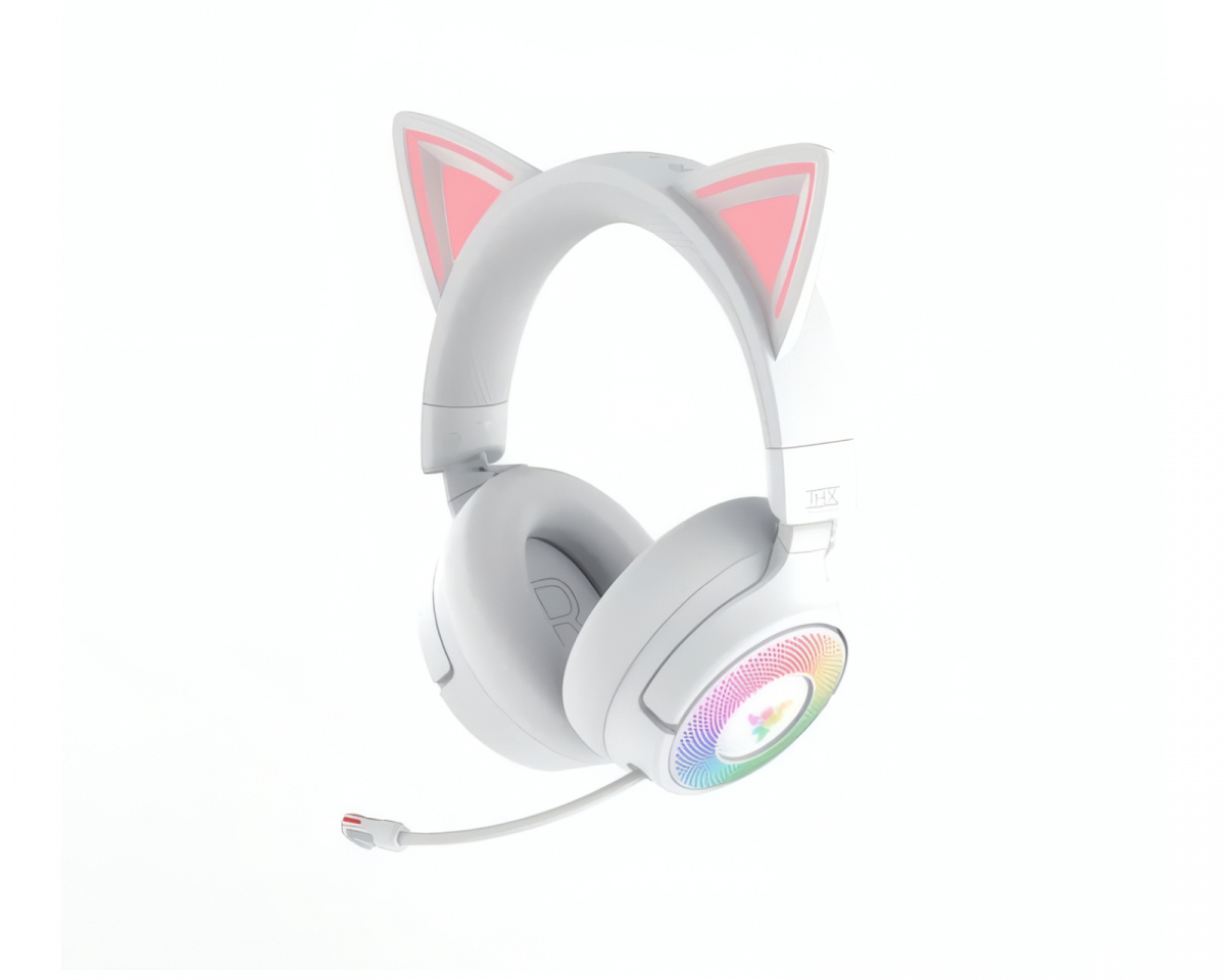 Razer Kraken Kitty V3 PRO Wireless Gaming Headset - White - us