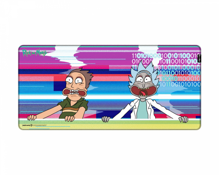 FS Holding Ricky and Morty - Glitched - Extra Large Gaming Mousepad