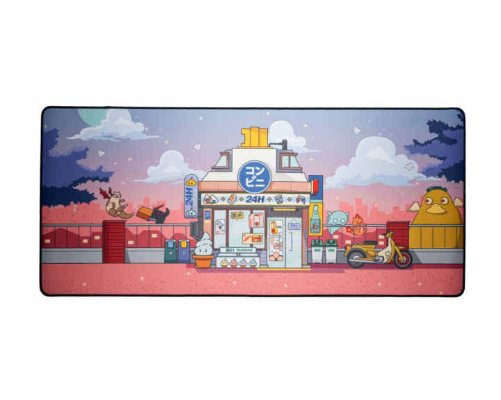 Mighty Setups Konbini Day Mousepad - XXL