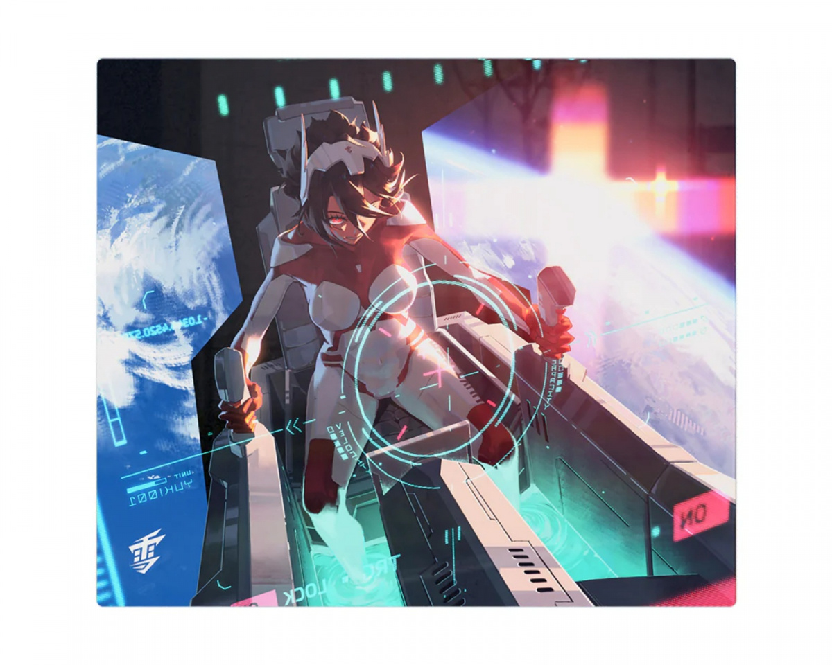 Yuki Aim Mecha Glass Mousepad - us.MaxGaming.com