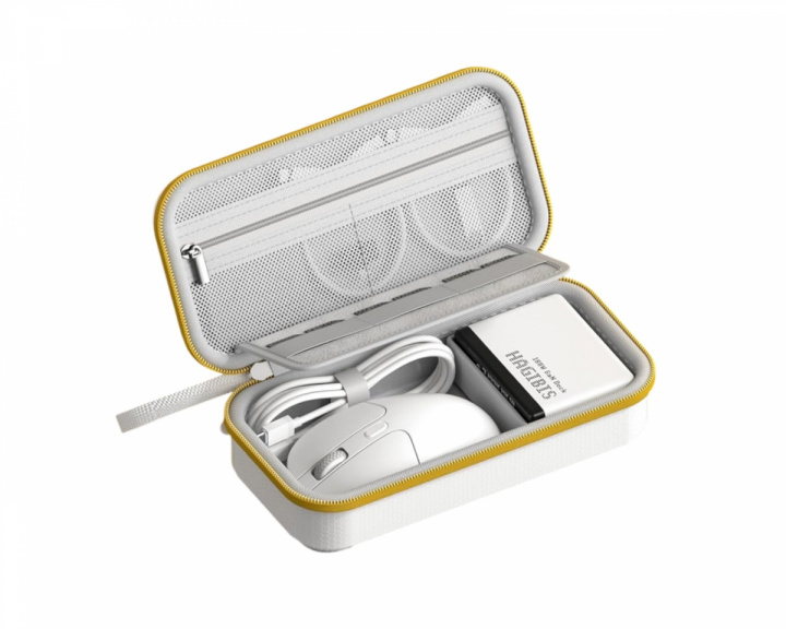  Portable Electronic Organizer Bag – White