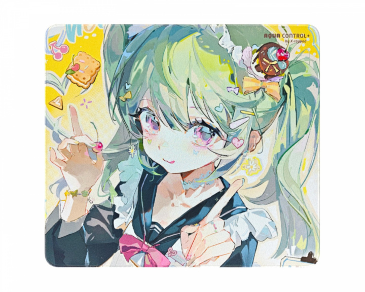  Aqua Control Plus Gaming Mousepad - Mint Yellow - XL