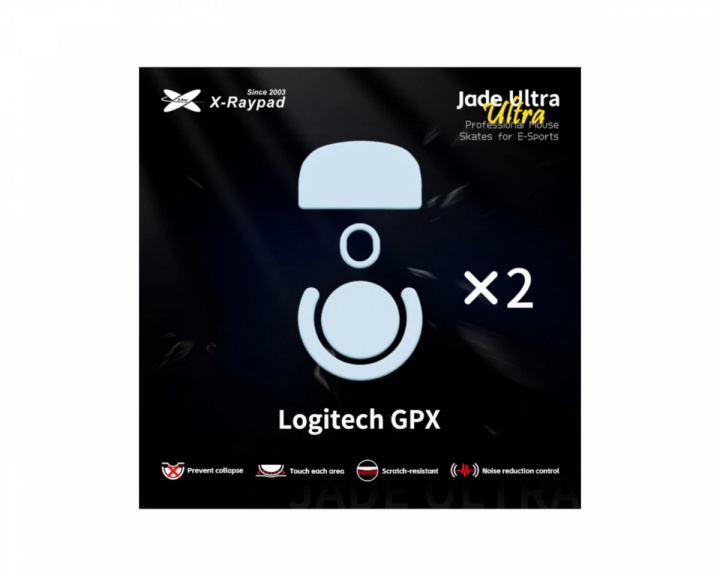 X-raypad Jade Ultra Skates for Logitech GPX