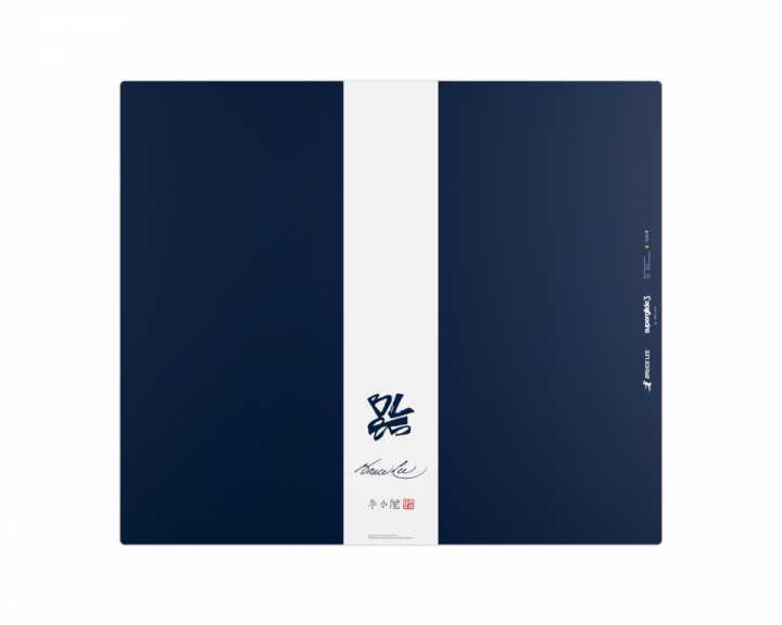  v3 x Bruce Lee 85th Edition XL Glass Mousepad – Navy