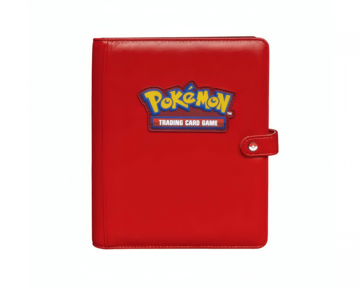 Pokémon Premium Red Snap Binder Poke - us.MaxGaming.com
