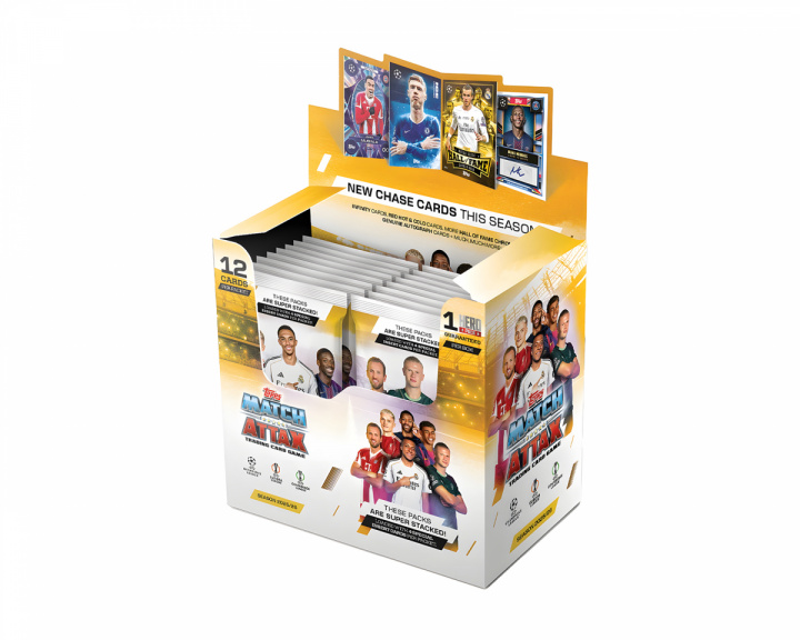  Match Attax Cards UCL 25/26 Display (32 Boosters) - Football Cards