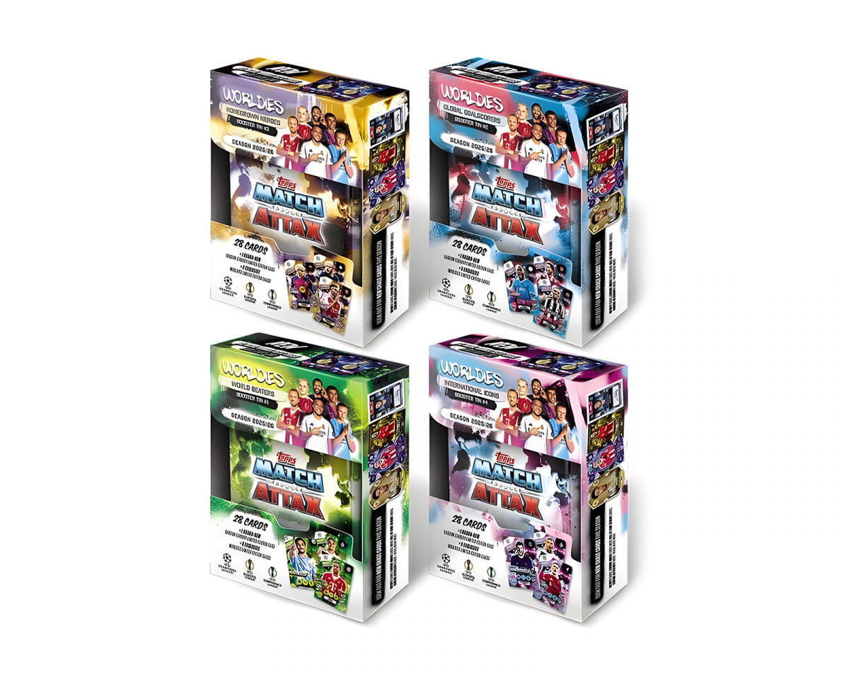 Topps Match Attax Booster Tin UCL 25/26 - Football Cards - us