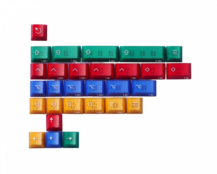 KBDfans PBTfans Atomic Purple R2 - Accent Kit