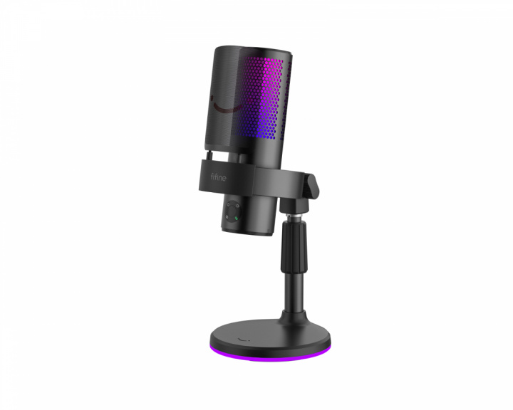 Fifine A9S Black RGB Condenser Microphone for Recording