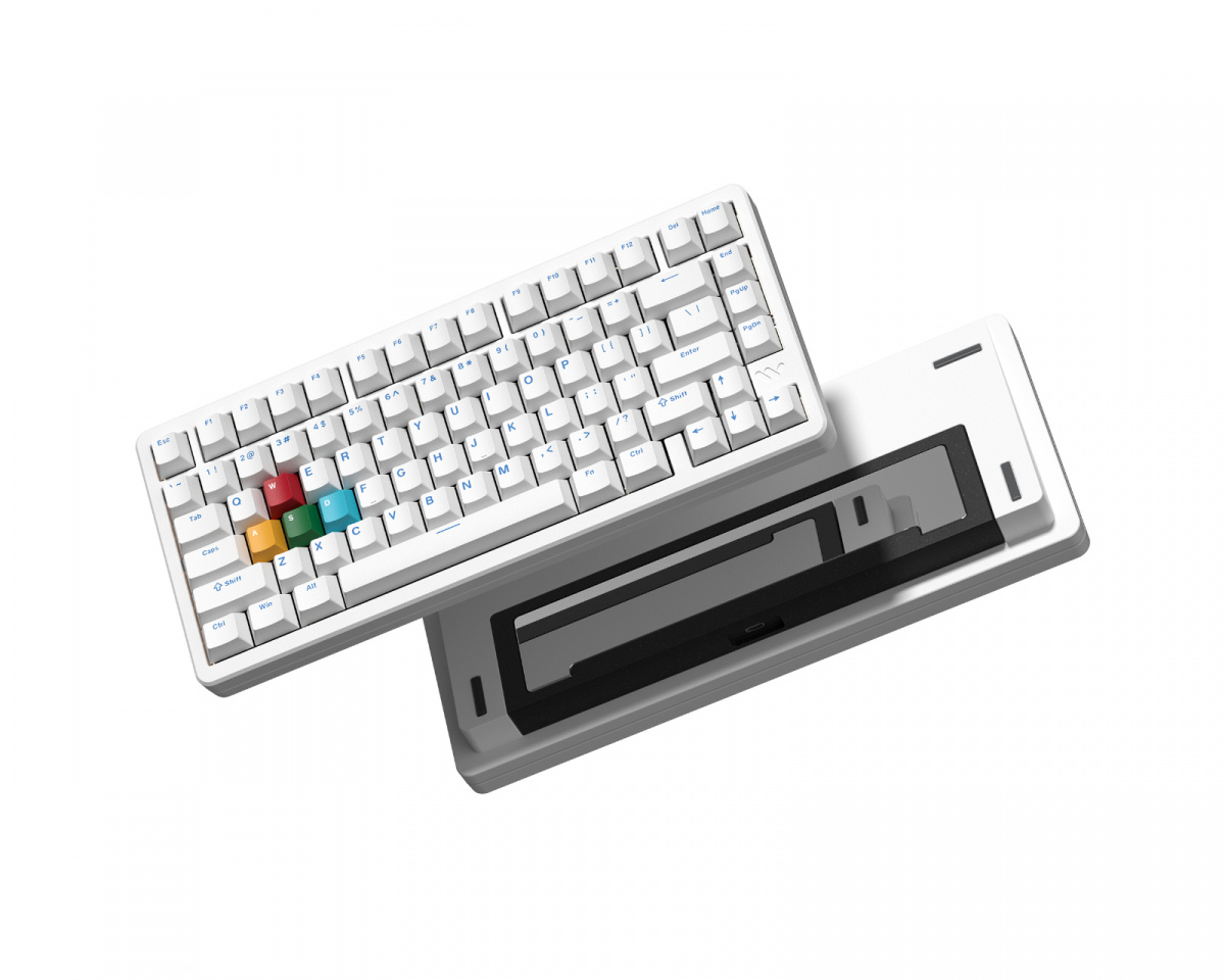 Womier Keyboard SK75 TMR/HE Wireless Keyboard - White - us