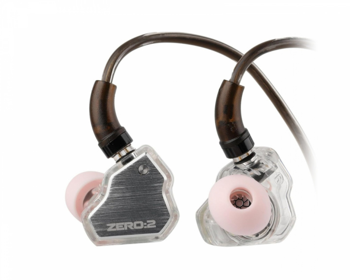  Zero 2 IEM Headphones with Microphone - 3.5mm - Silver