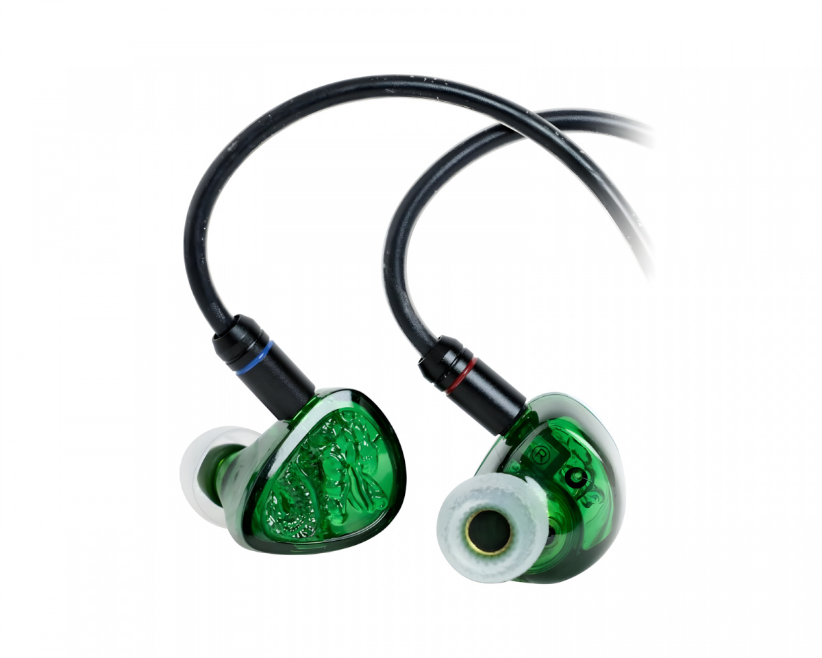 Tangzu WanerSG 2 IEM Headphones with Mic - Type-C - Jade Dragon